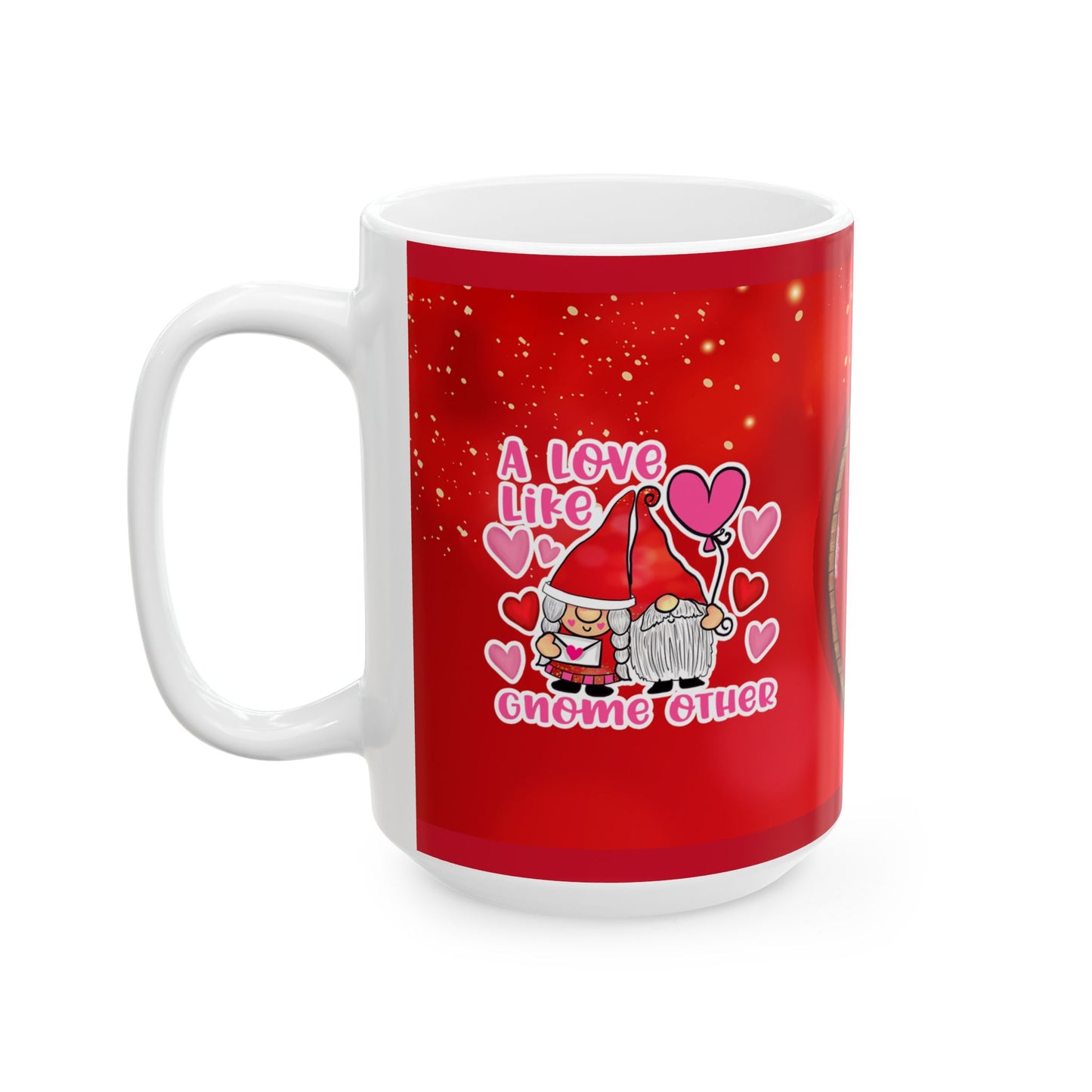 Valentines Day Coffee Mug - Custom Photo Mug Heart Ceramic Mug (11oz/15oz)