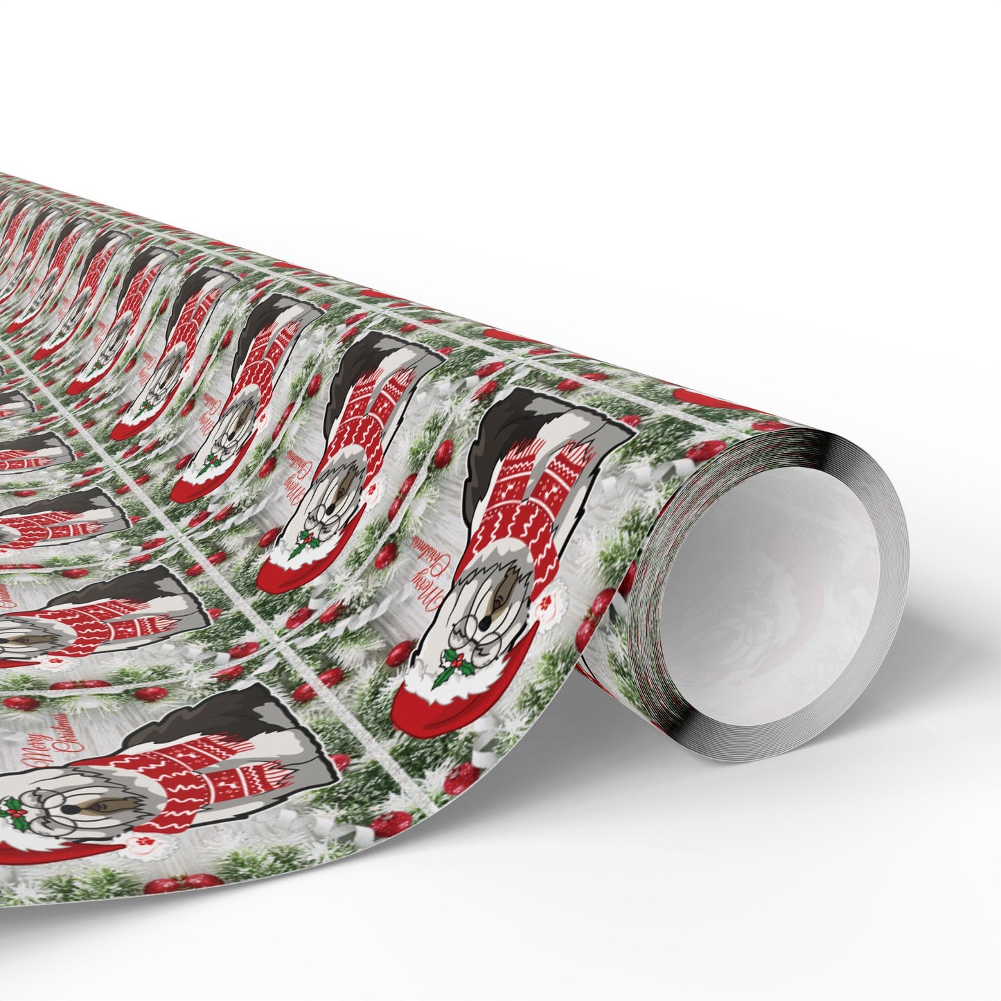 Christmas Wrapping Paper, Sheepie Scrooge