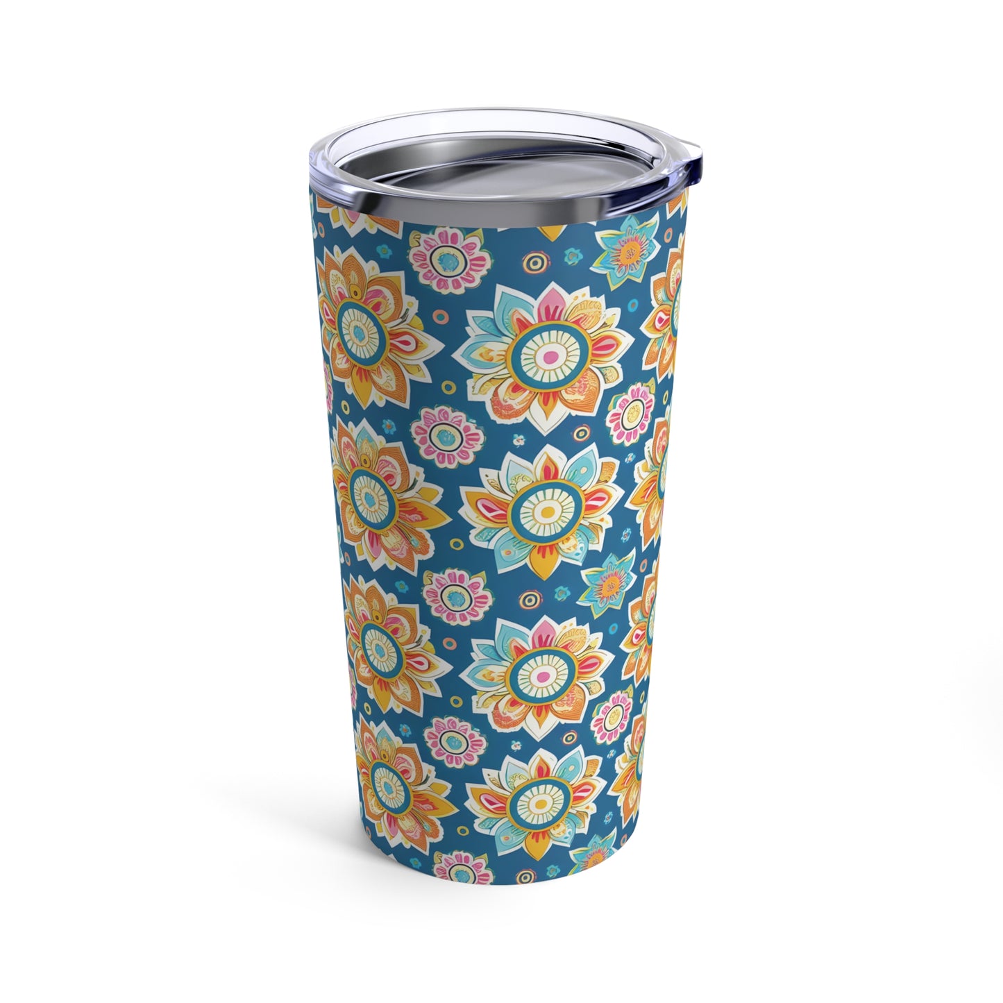 Floral Golden Yellows Boho, 20oz Tumbler