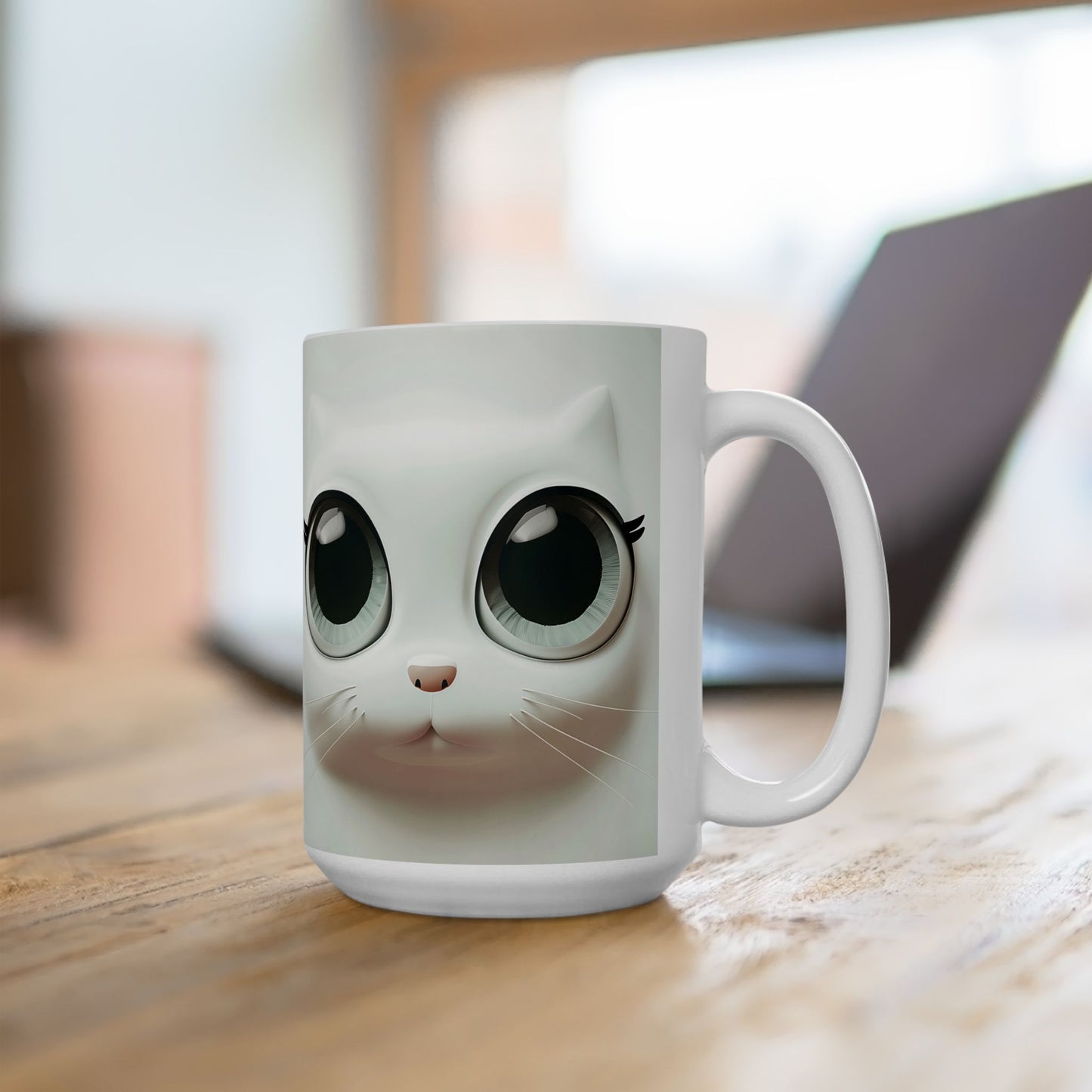 Not Me Kitty Eyes, Ceramic Mug, 11oz, 15oz