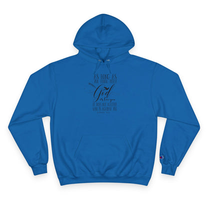 Faith Hoodie Roman 8:31, 'God is For You,' - Champion Pullover Hoodie