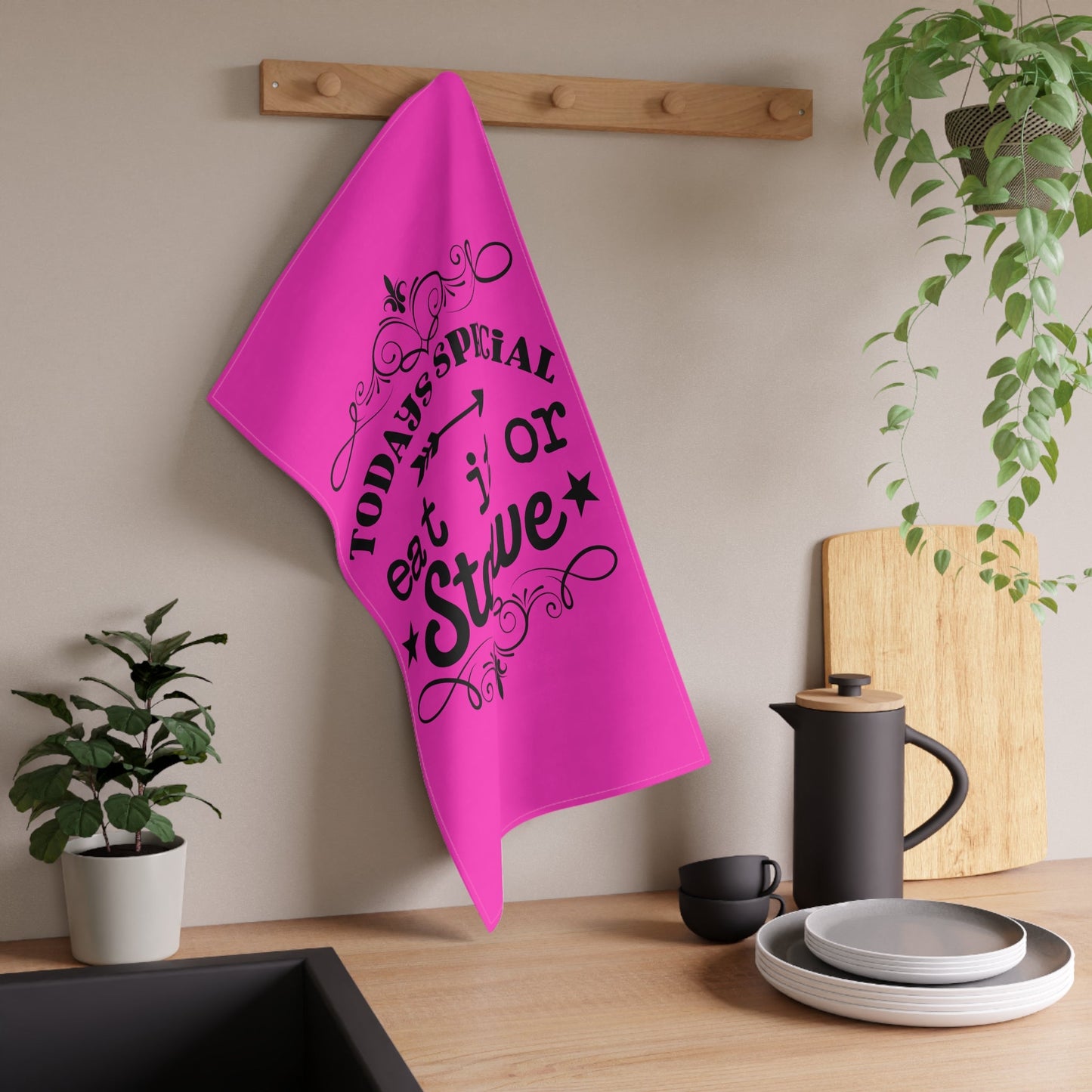 Eat or Starve, Kitchen Towel