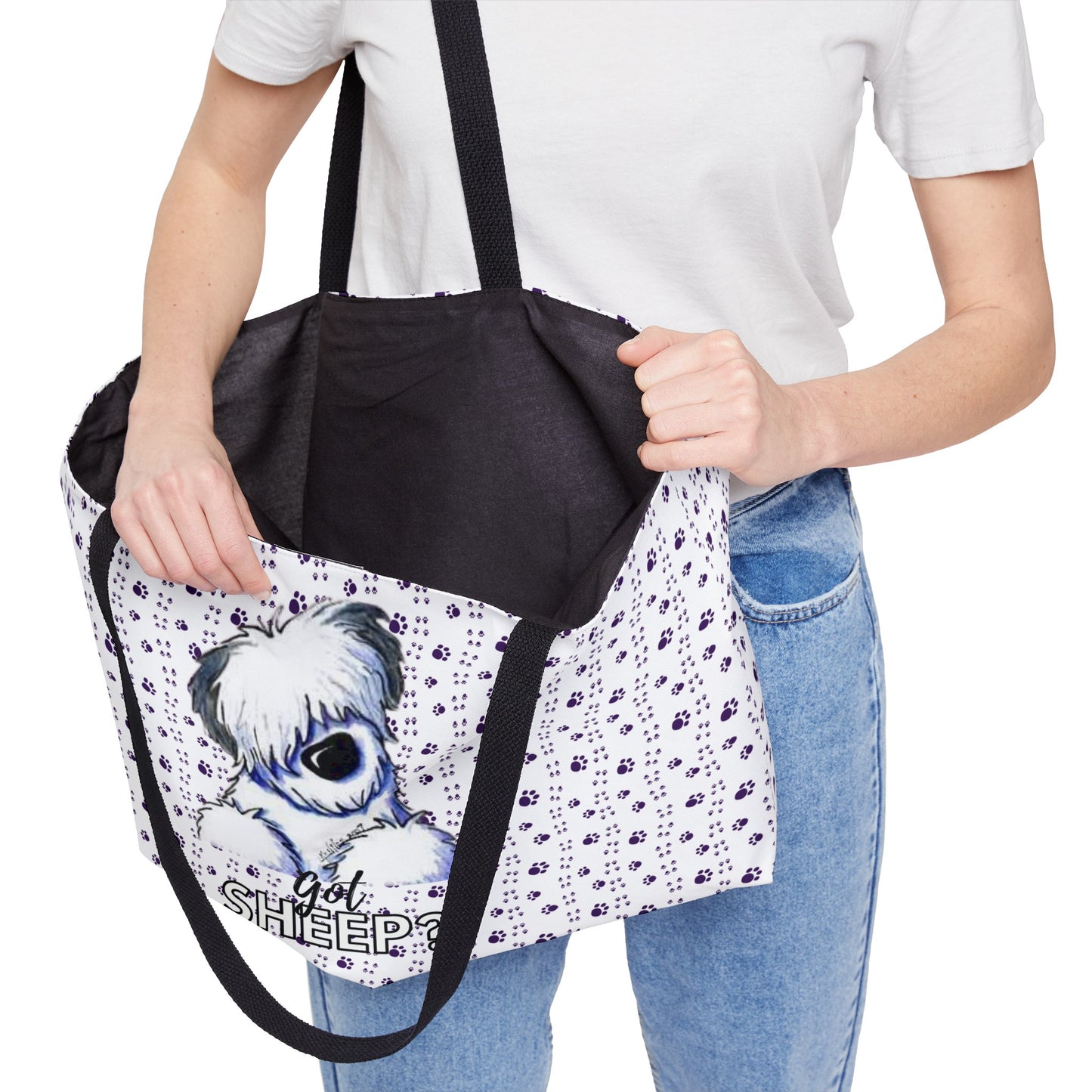 Tote Bag, Got Sheep? Old English Sheepdog, Summer Beach Bag