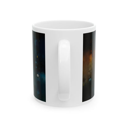 Poodle Coffee Mug — Colorful Watercolor Poodle Ceramic Mug (11oz, 15oz)