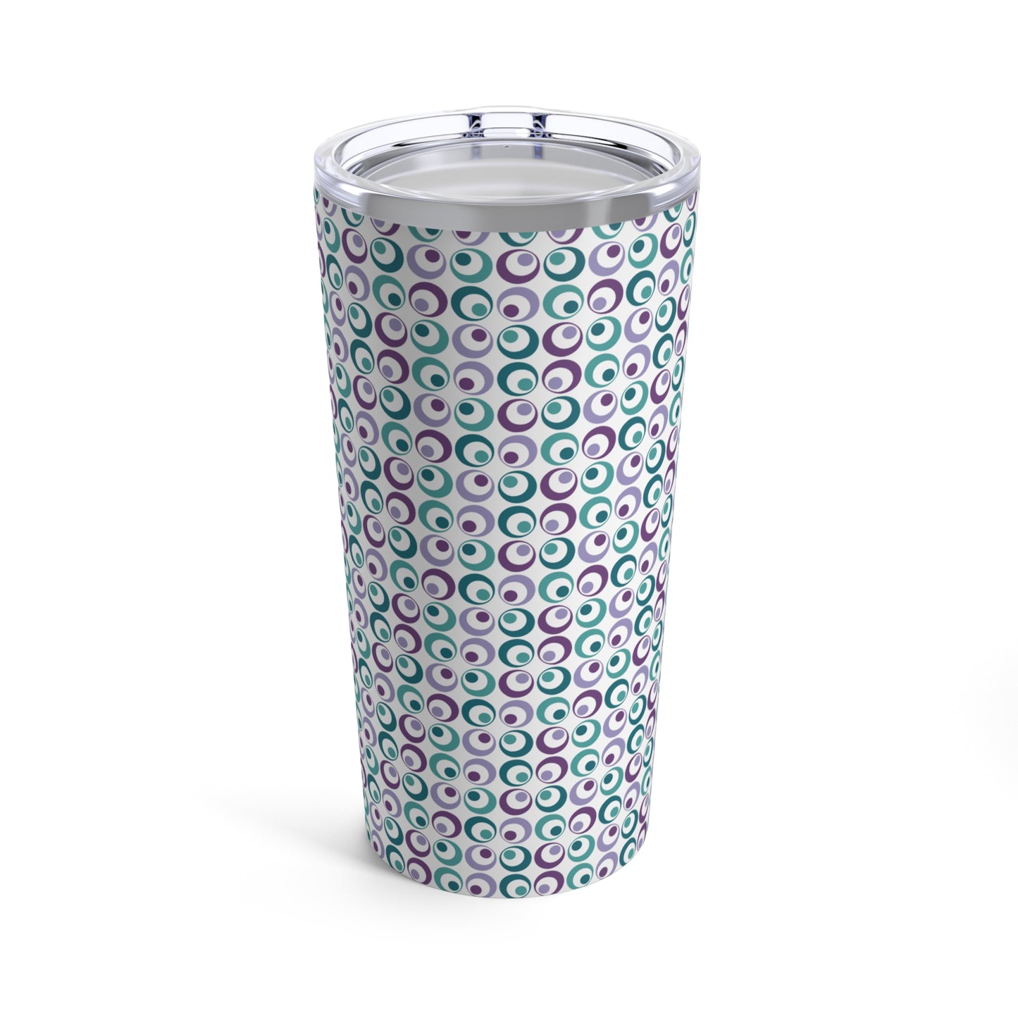 Geometric Travel Tumbler, Very Colorful Geometric Tumbler, Stainless Steel 20oz Tumbler