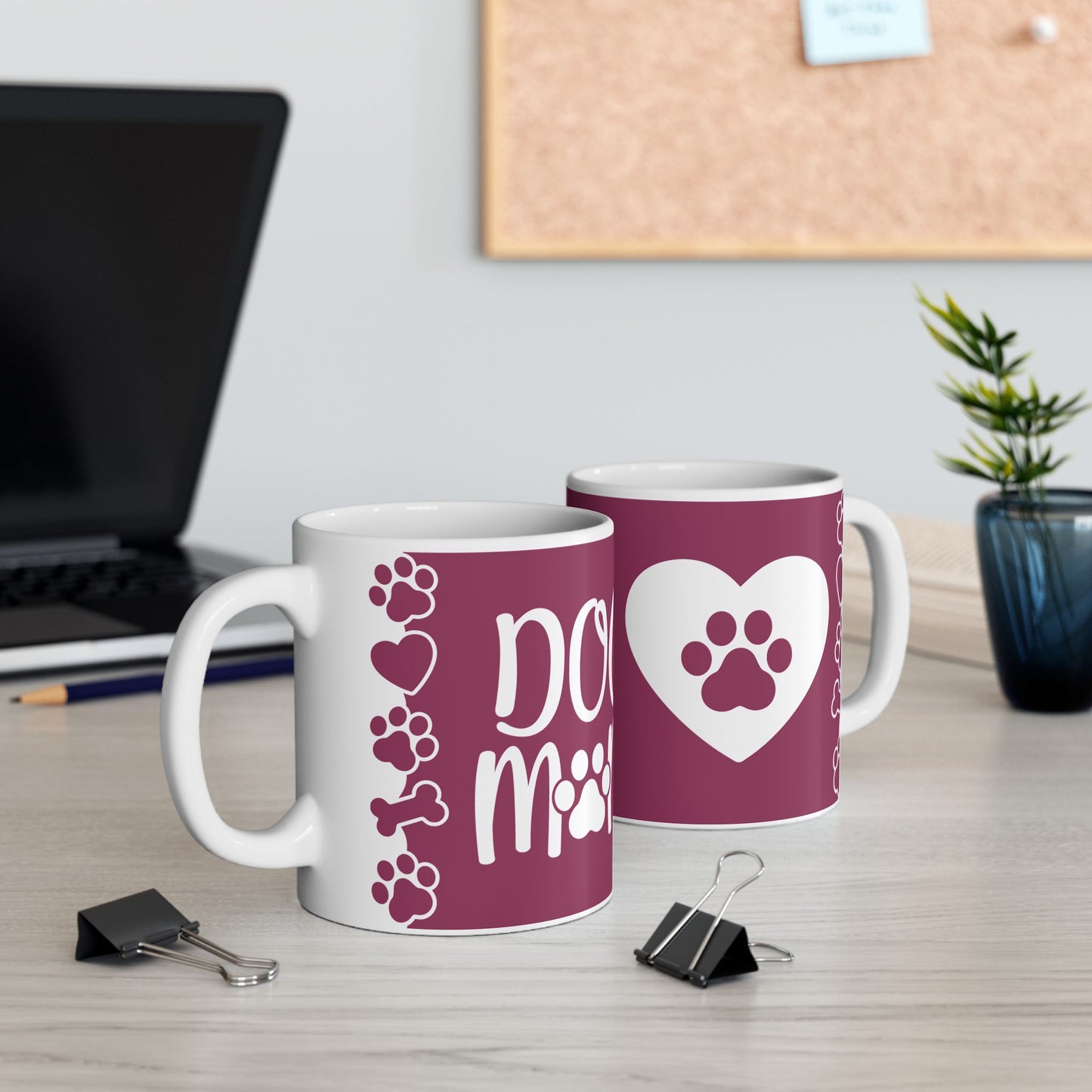 Dog Mom, Ceramic Mug, 11oz, 15oz