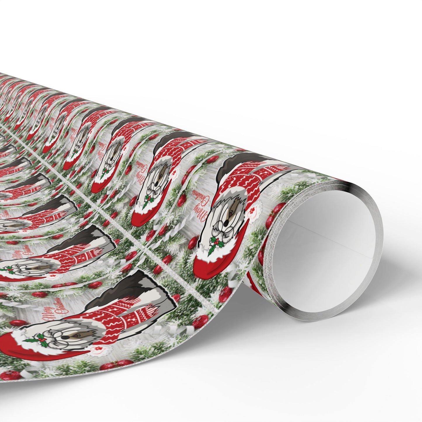 Christmas Wrapping Paper, Sheepie Scrooge