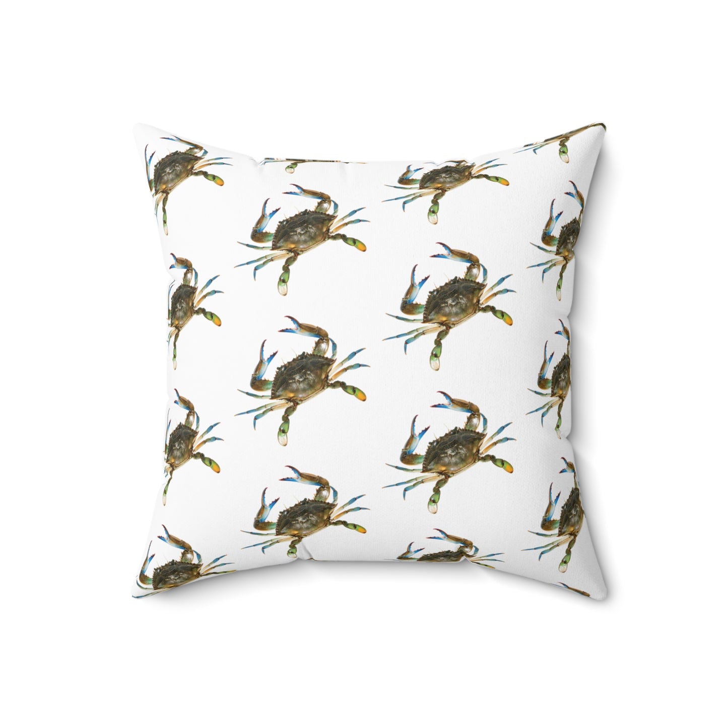 Throw Pillow Blue Crab