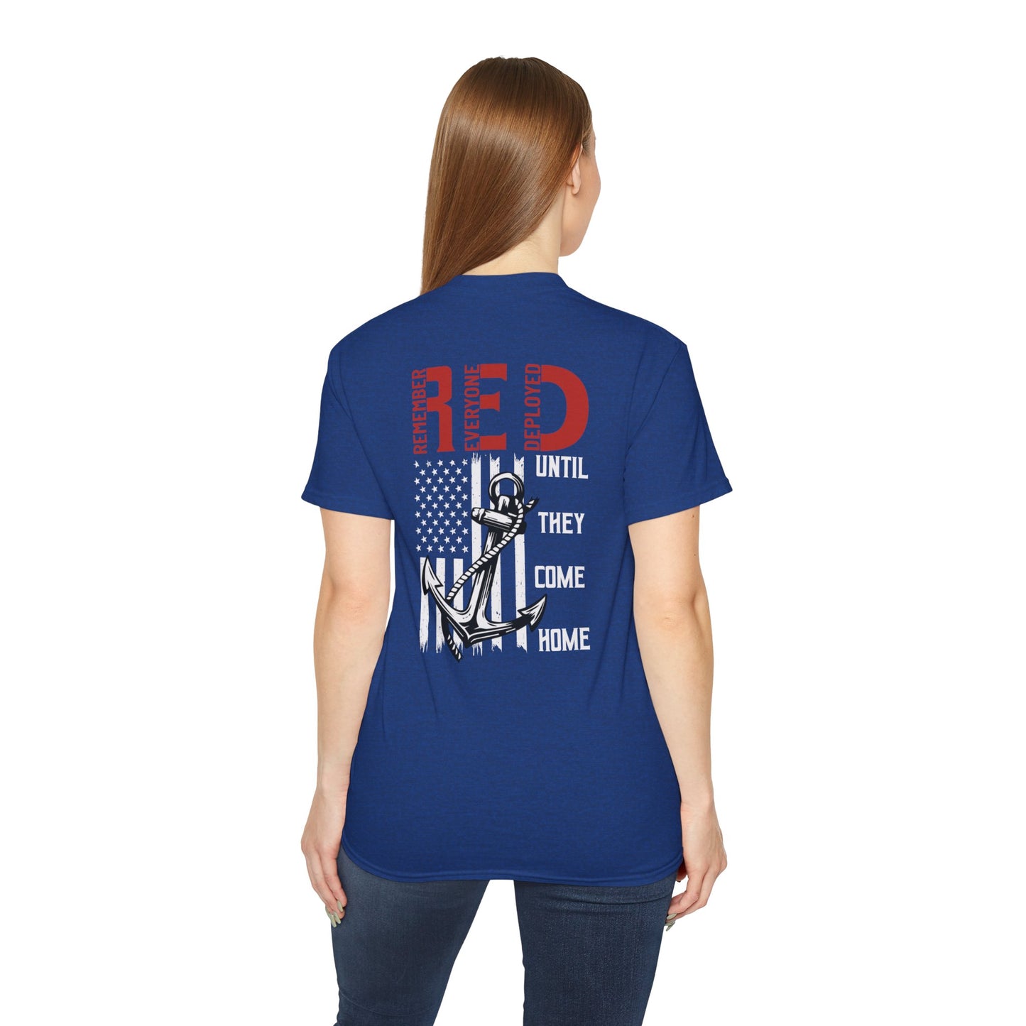 RED, Remember Everyone Deployed, Cotton/Polyester T-Shirt