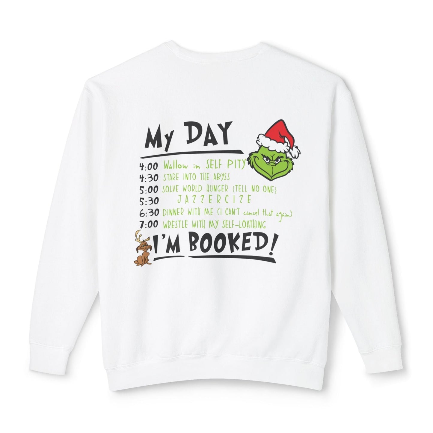 Grinchie Mode Turned "ON" along with Smirky Smile, Cute & Colorful, Unisex, Gildan Cotton/Polyester Sweatshirt