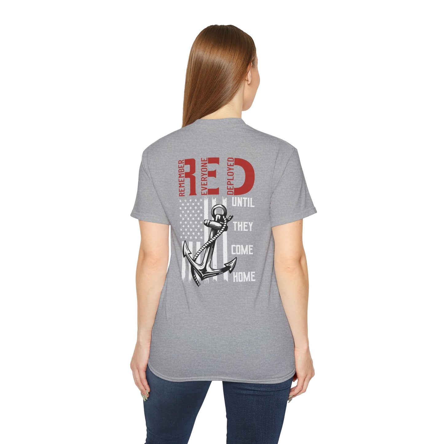 RED, Remember Everyone Deployed, Cotton/Polyester T-Shirt