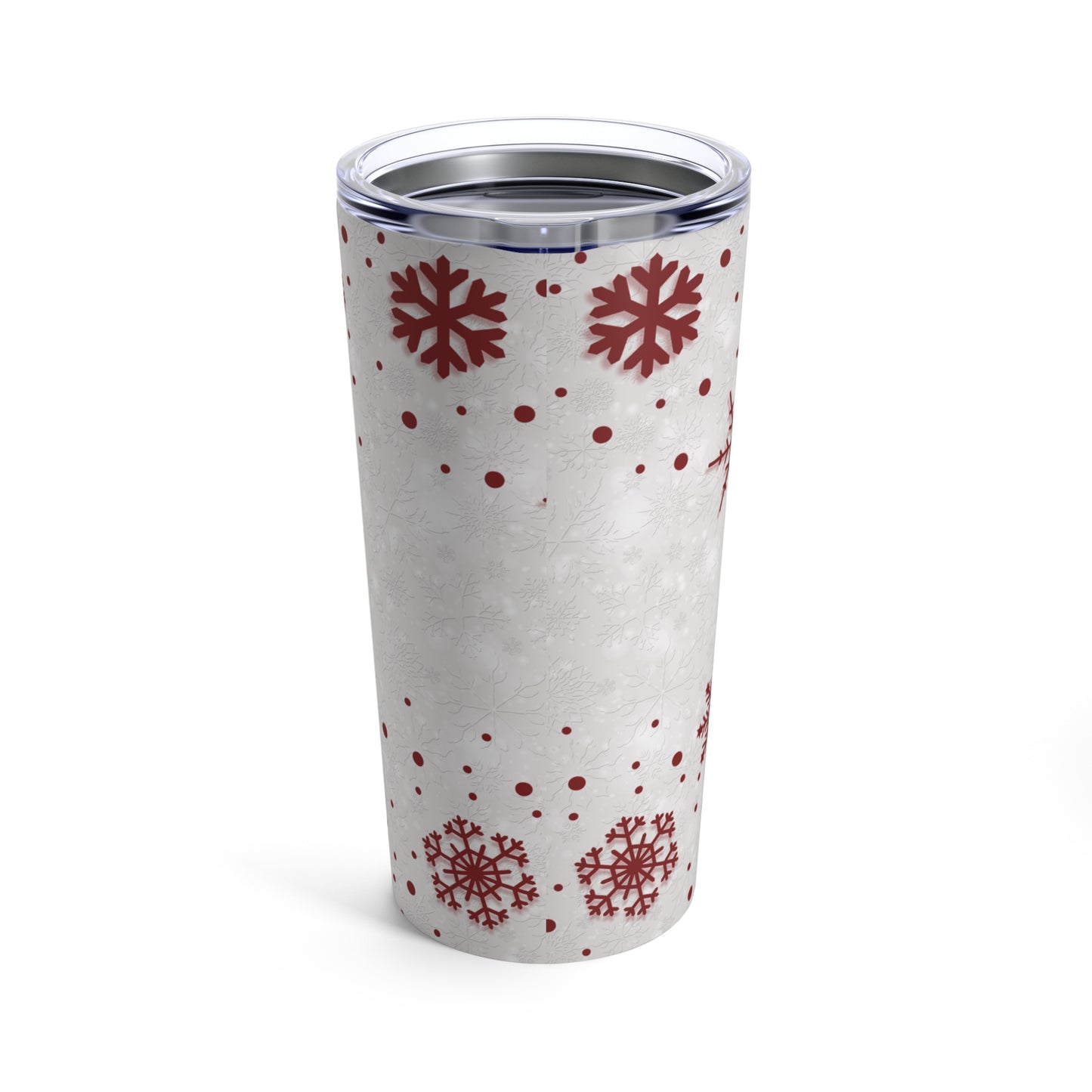 Christmas Snowflake Tumbler 20oz - Beautiful Holiday Coffee Mug Gift