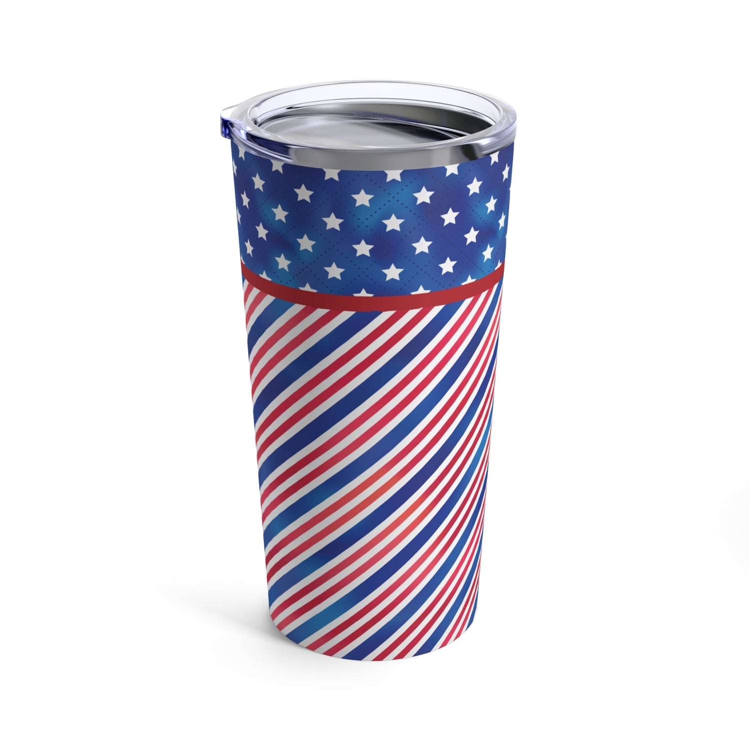 American flag tumbler