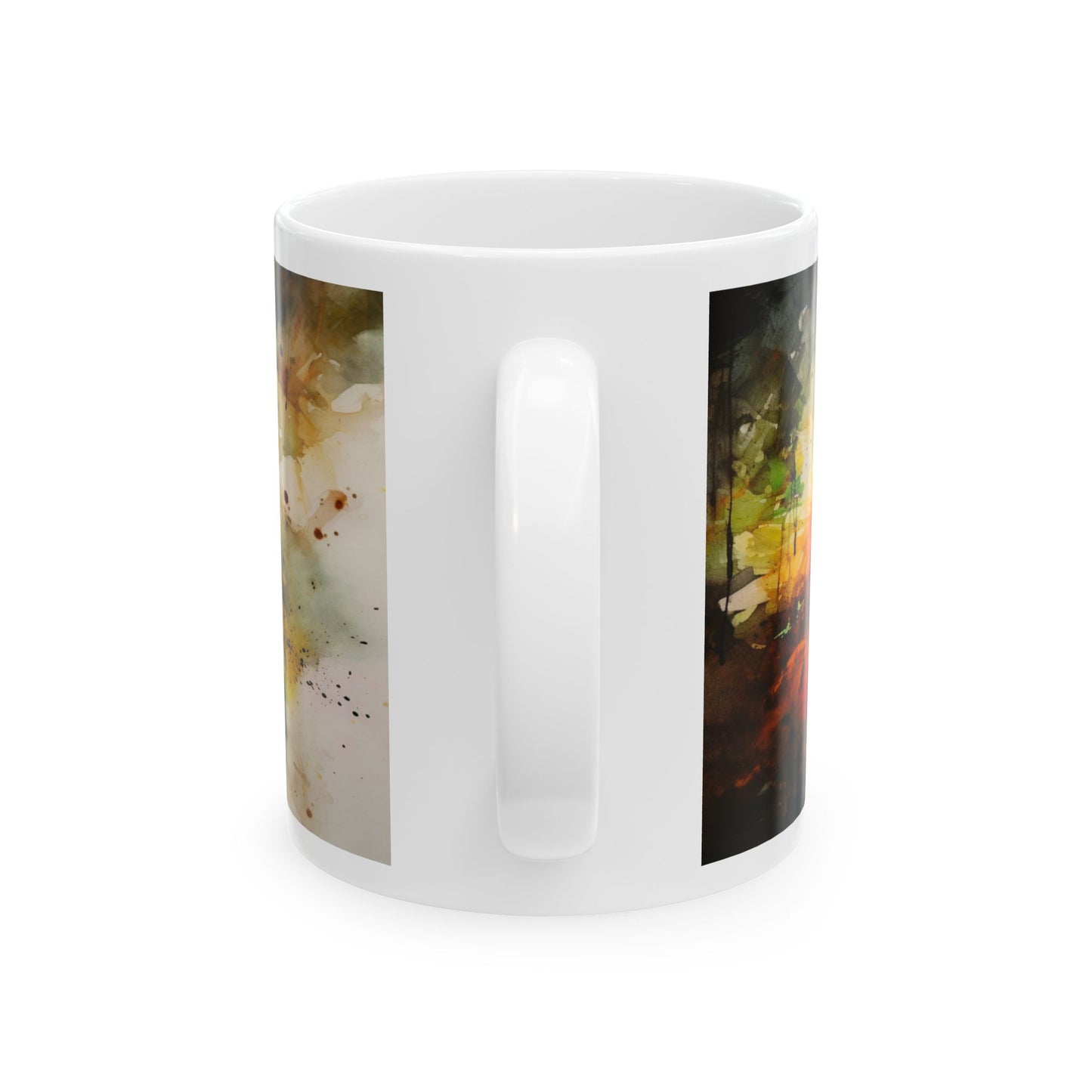 Irish Setter Ceramic Mug — Watercolor Portrait, Irish Setter Coffee Cup (11oz & 15oz)