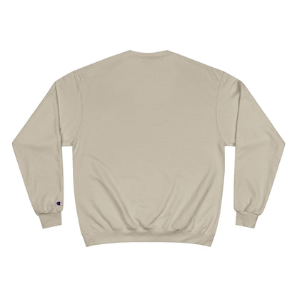 Distressed USA American Angler Lure Flag Top -  Champion Crewneck Top
