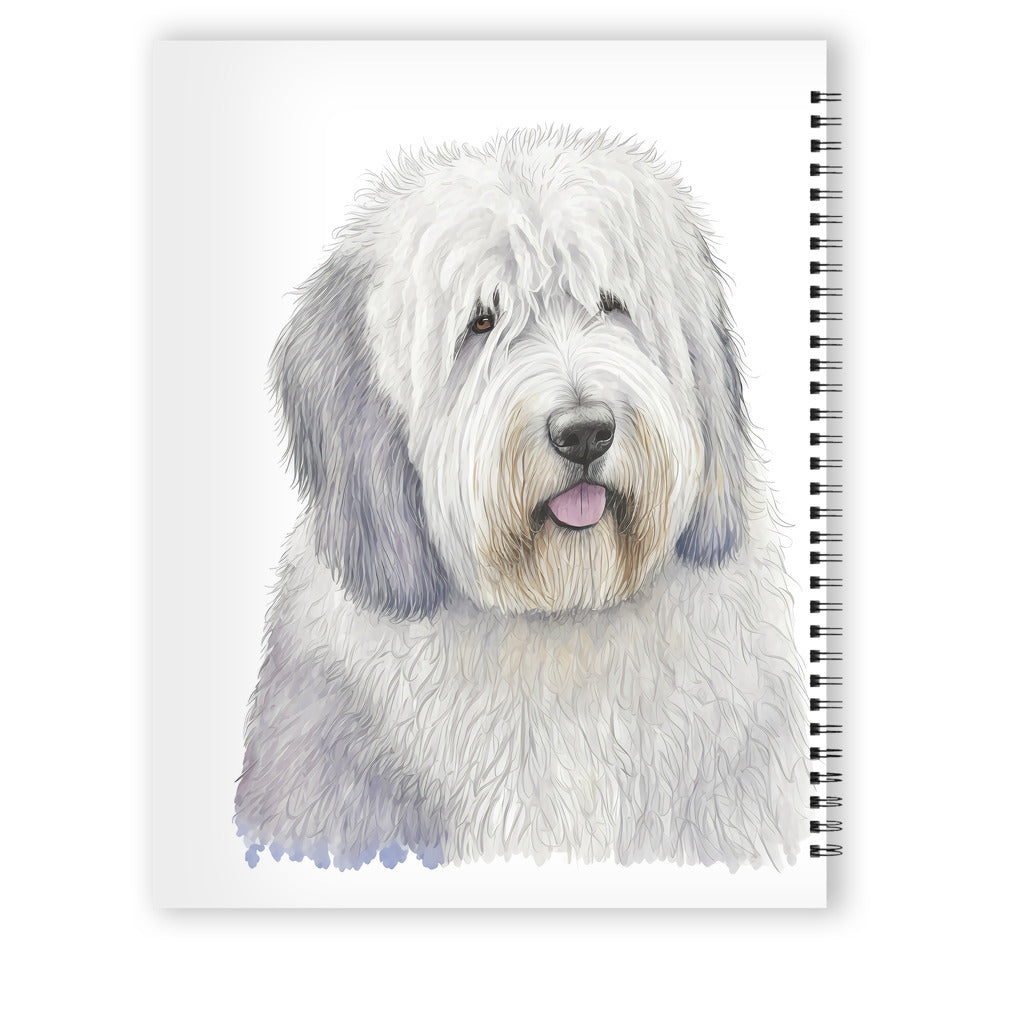 Planner with dog illustration