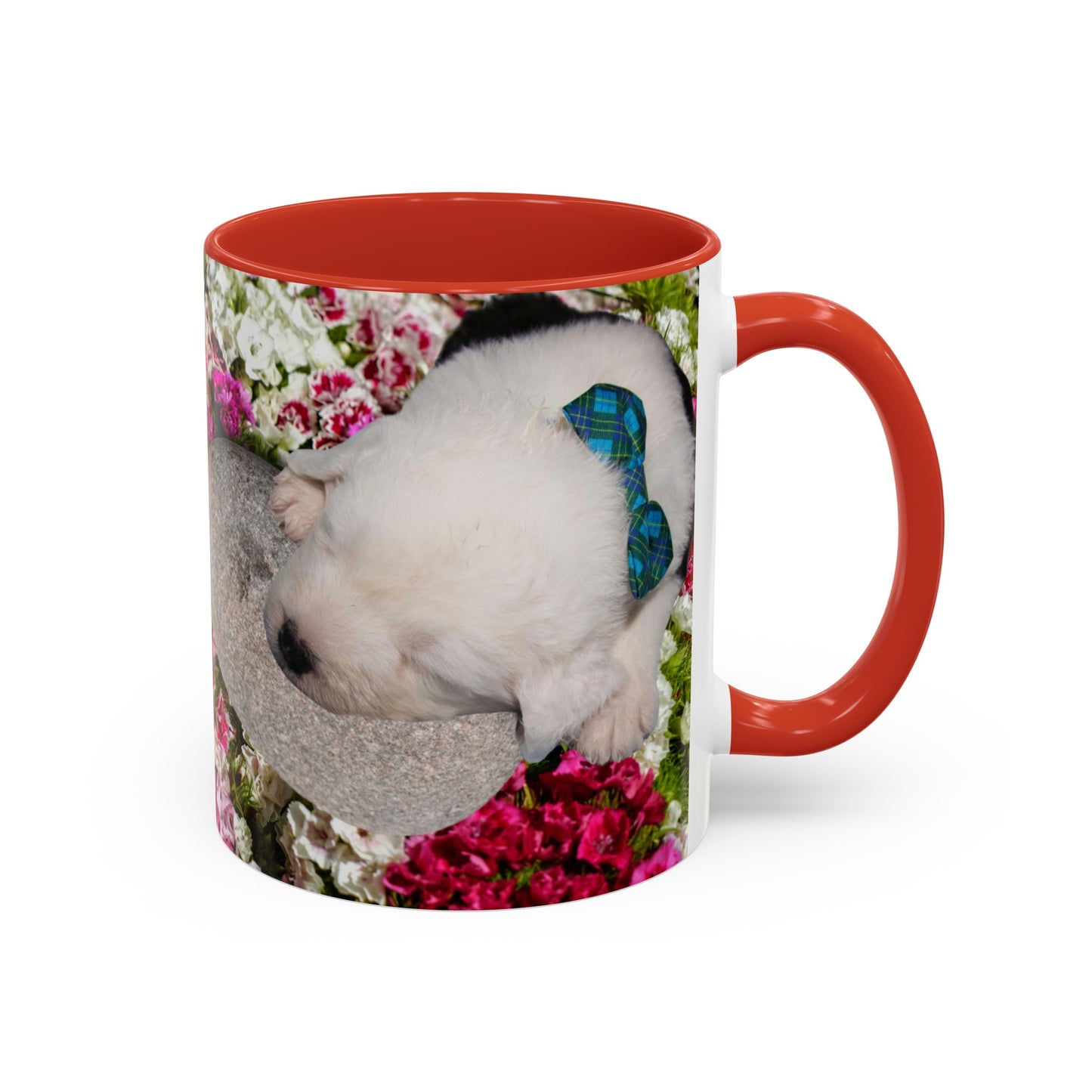 Old English Sheepdog Puppies Coffee Mug, 11oz