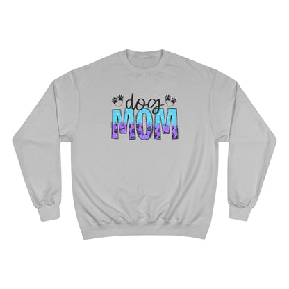 Colorful Dog Mom Top - Champion Crewneck Top