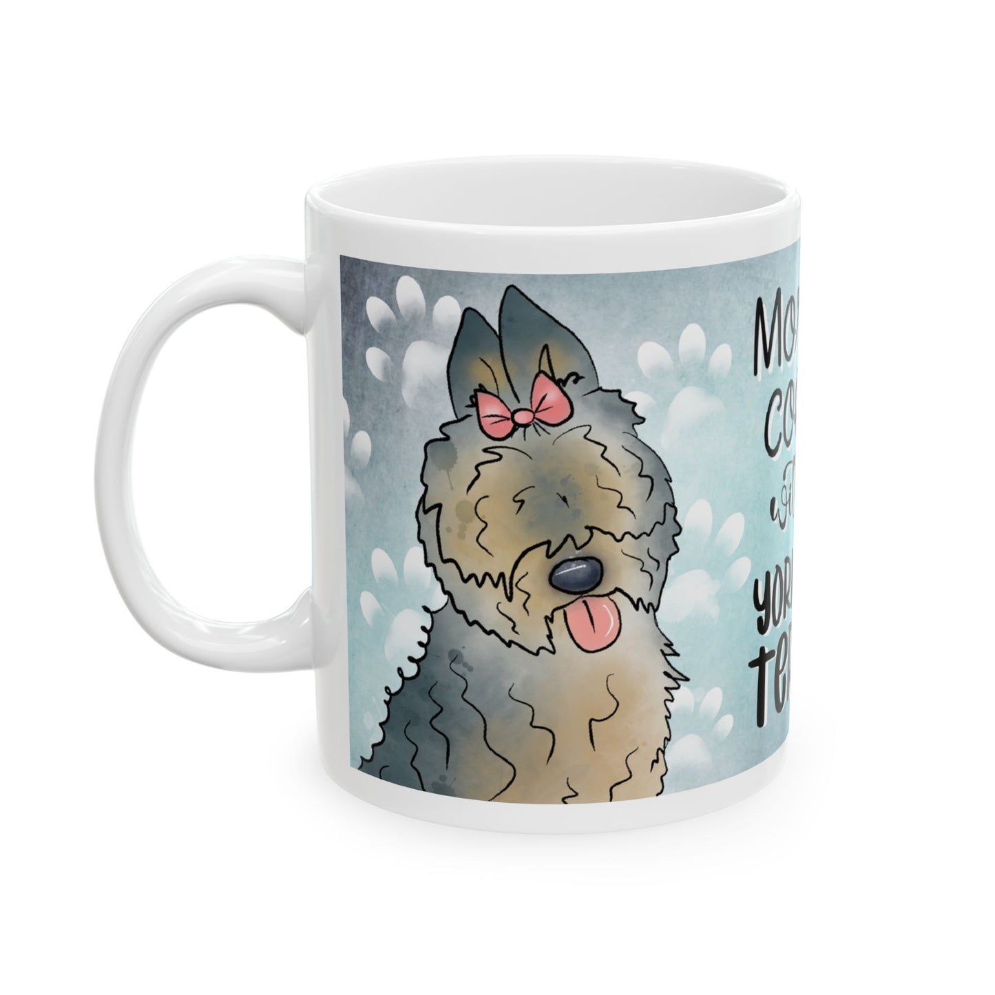 Yorkshire Terrier Morning Coffee, Ceramic Mug, 11oz, 15oz