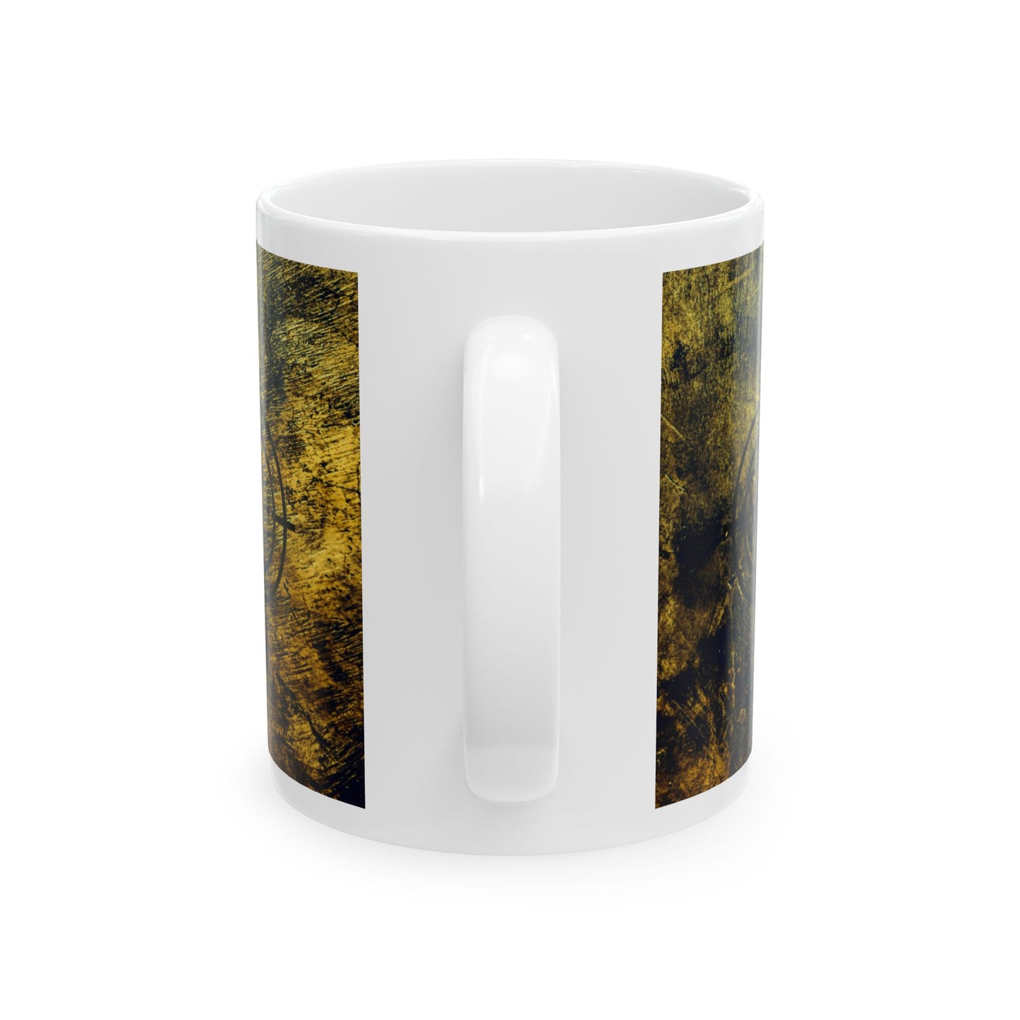 Deer Hunting Forest Green, Ceramic Mug, 11oz, 15oz