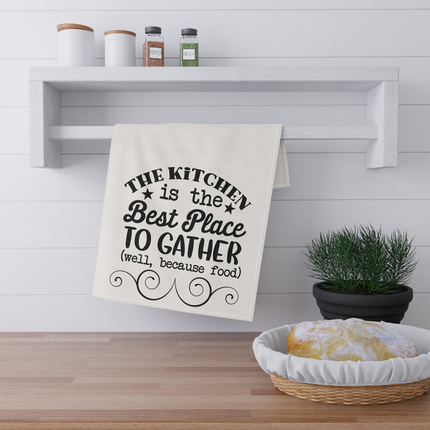 Funny Kitchen Towels, Humorous Tea Towels, Colorful Dish Cloth's, Best Place, Kitchen Towel