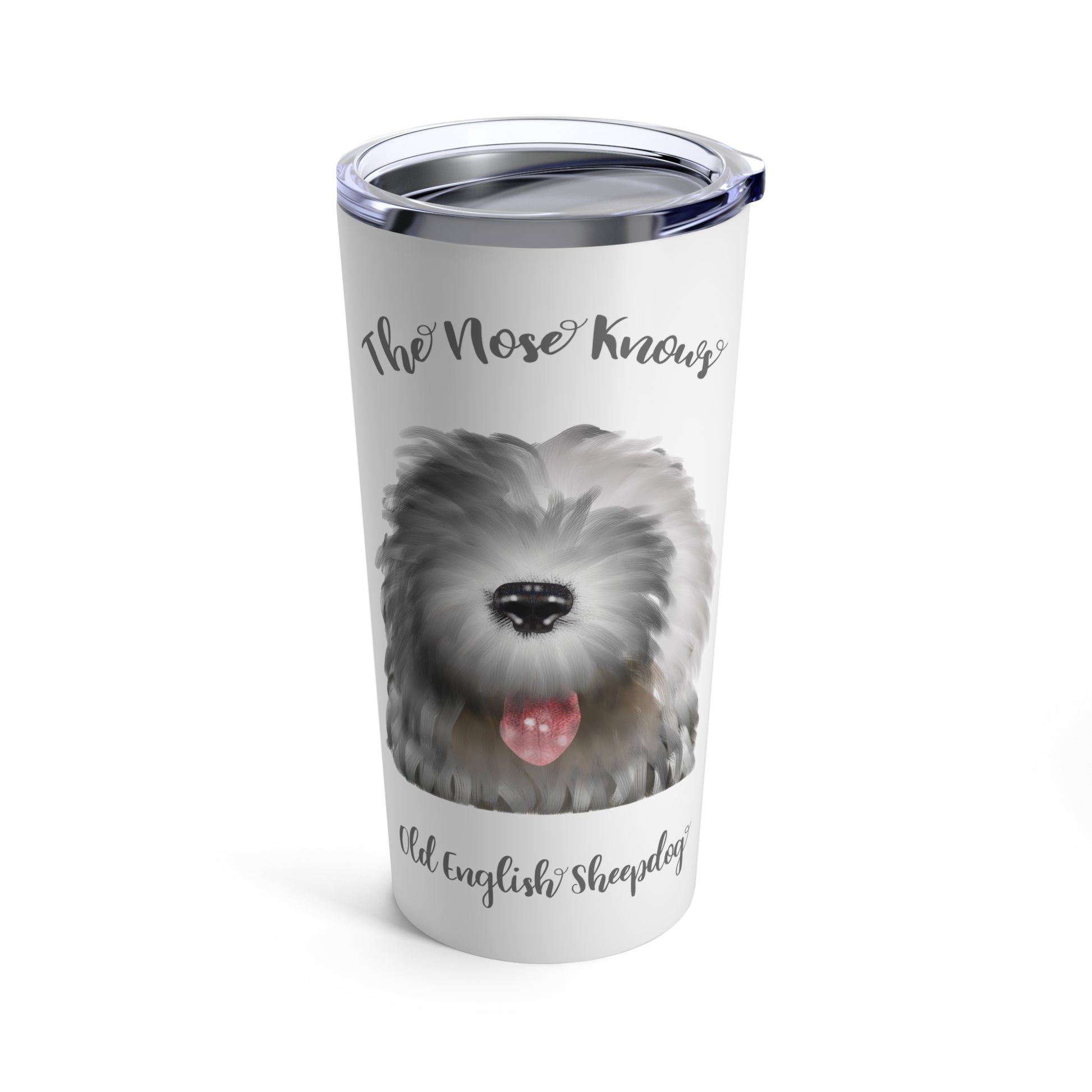 Funny Old English Sheepdog Tumbler