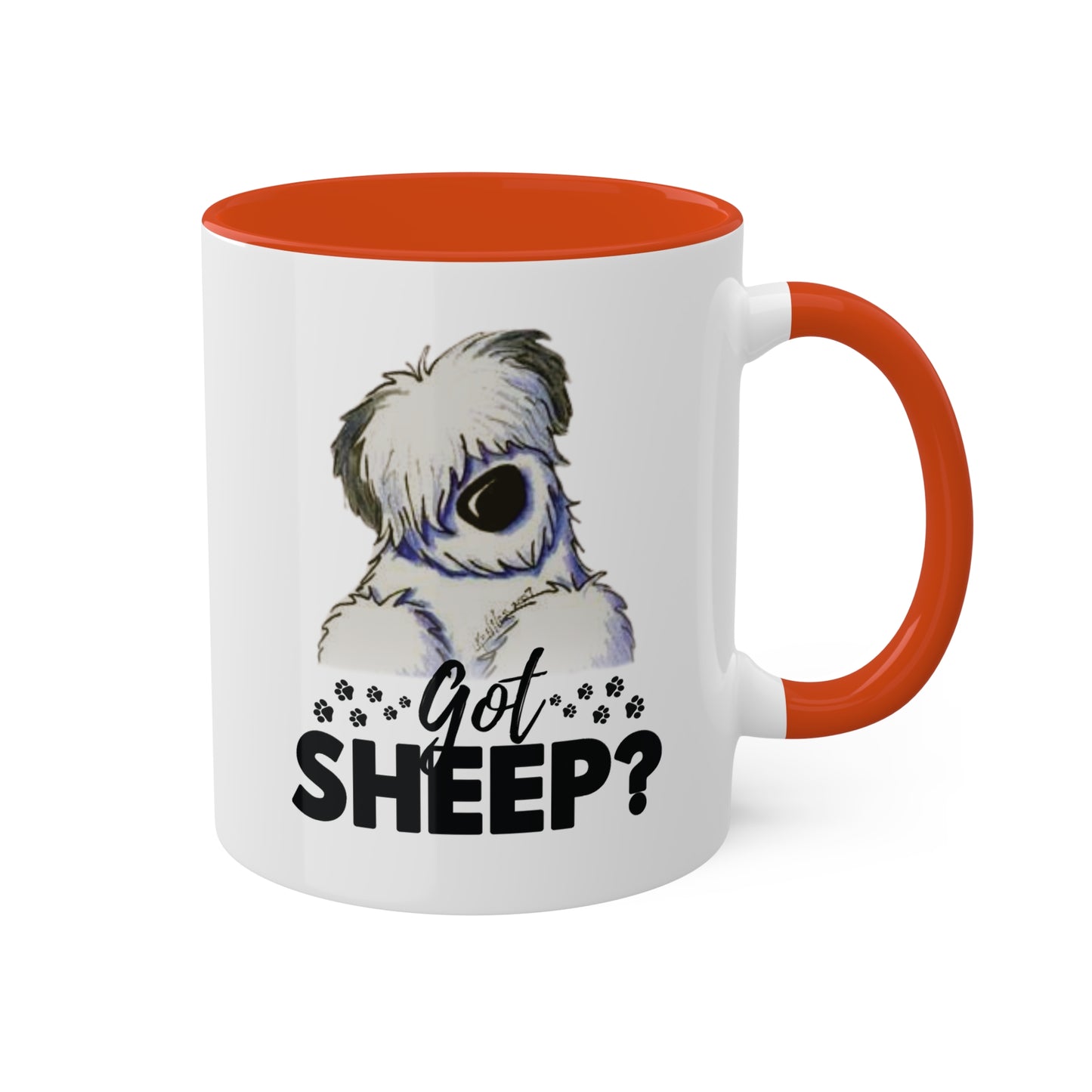 Got Sheep? Colorful Old English Sheepdog Coffee Mugs