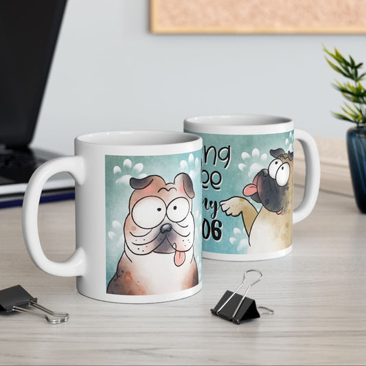 Bull Dog Ceramic Mug