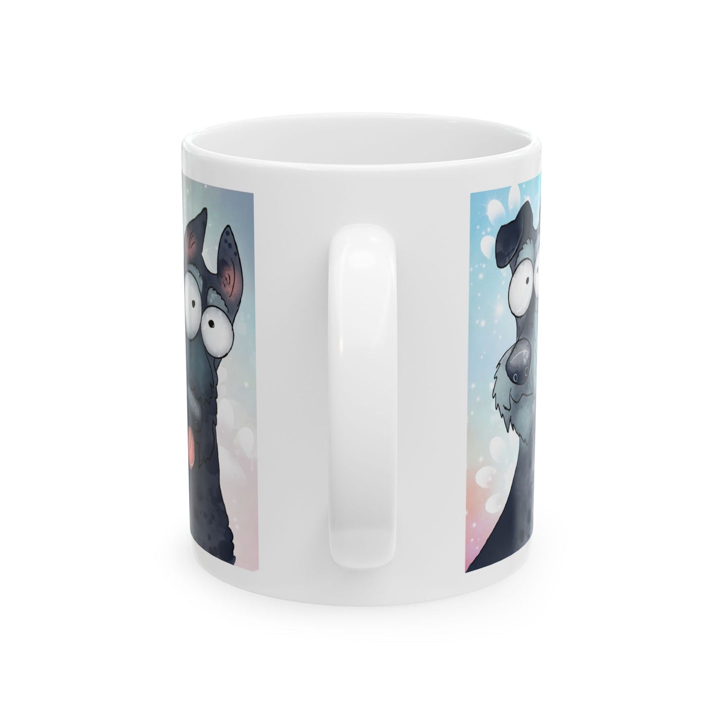 Coffee With My Schnauzer, Ceramic Mug, 11oz, 15oz