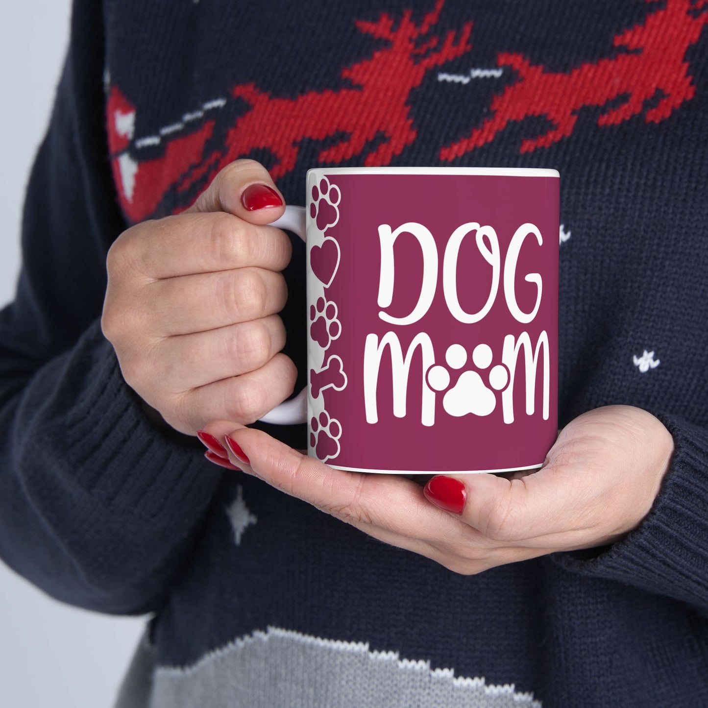 Dog Mom, Ceramic Mug, 11oz, 15oz