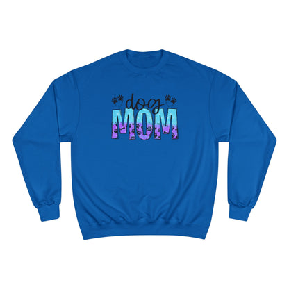 Colorful Dog Mom Top - Champion Crewneck Top