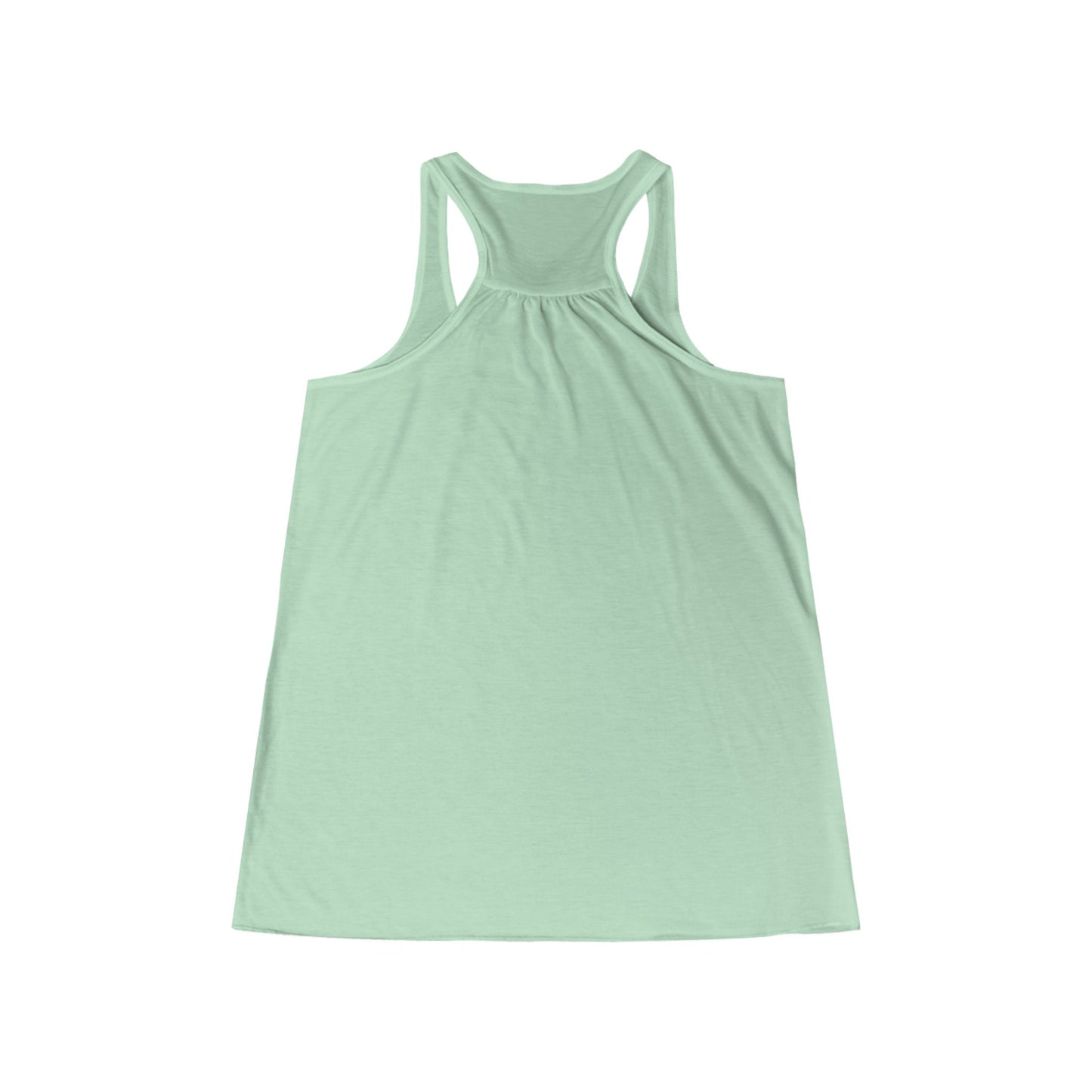 Wide Eyed Chicken  — Women's Flowy Racer Back Tank Top