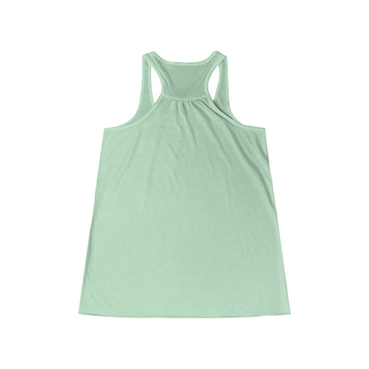 Wide Eyed Chicken  — Women's Flowy Racer Back Tank Top