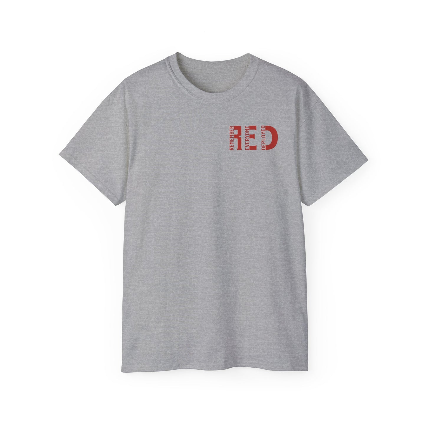 RED, Remember Everyone Deployed, Cotton/Polyester T-Shirt