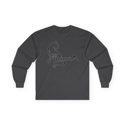 Cat Momma Long-Sleeve Tee - Kitty Cat Lover Long Sleeve Gildan Tee