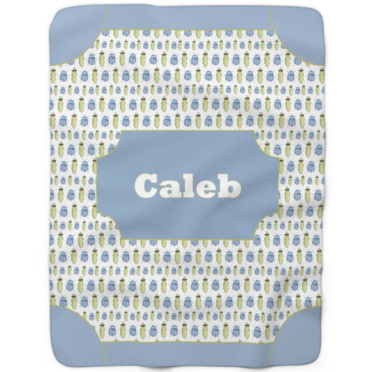 Cool Insects, Blue Green, Personalized