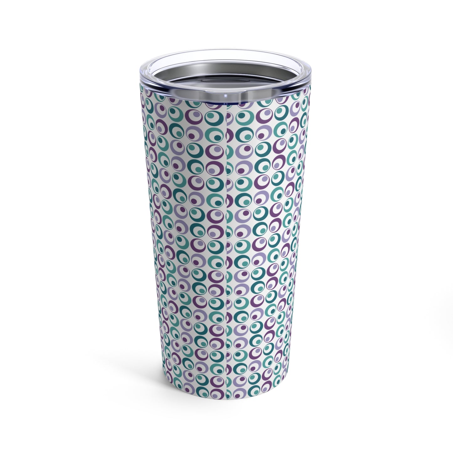 Geometric Travel Tumbler, Very Colorful Geometric Tumbler, Stainless Steel 20oz Tumbler