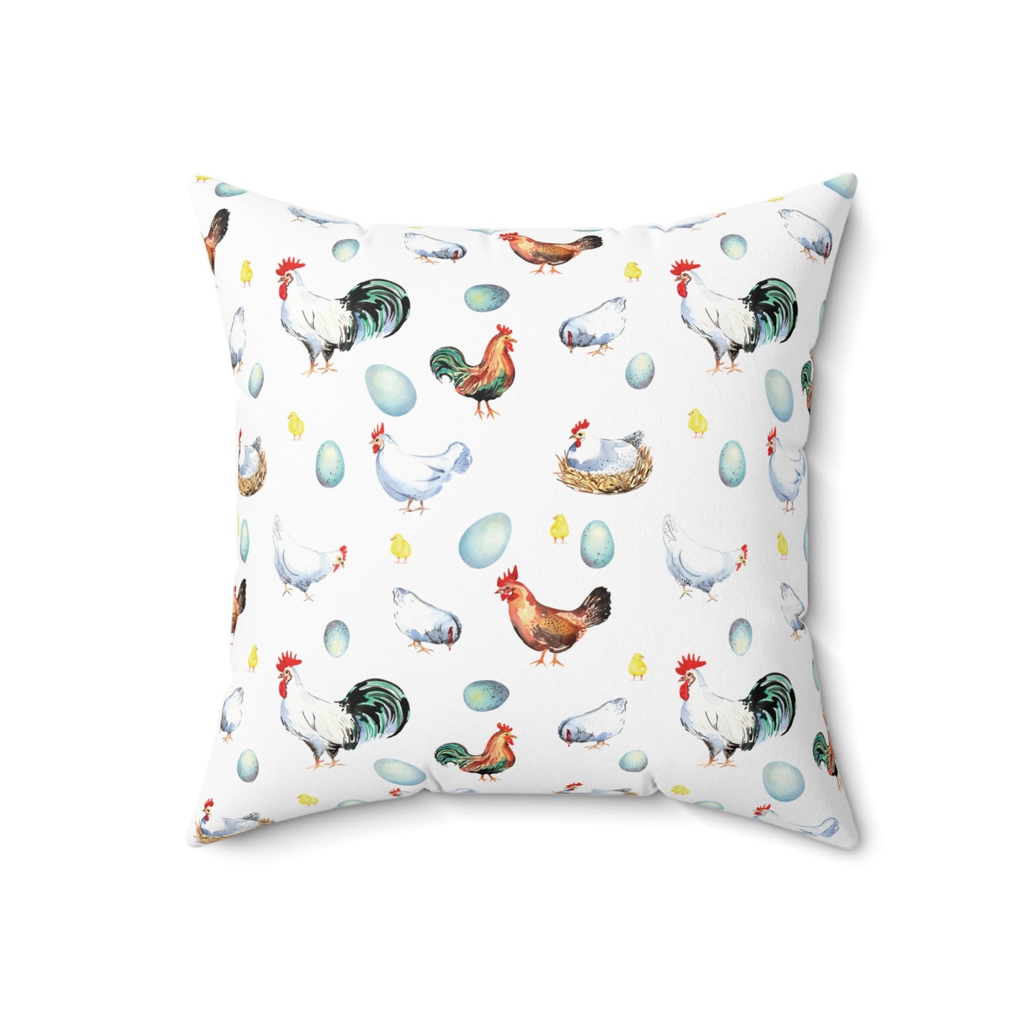 rooster throw pillow