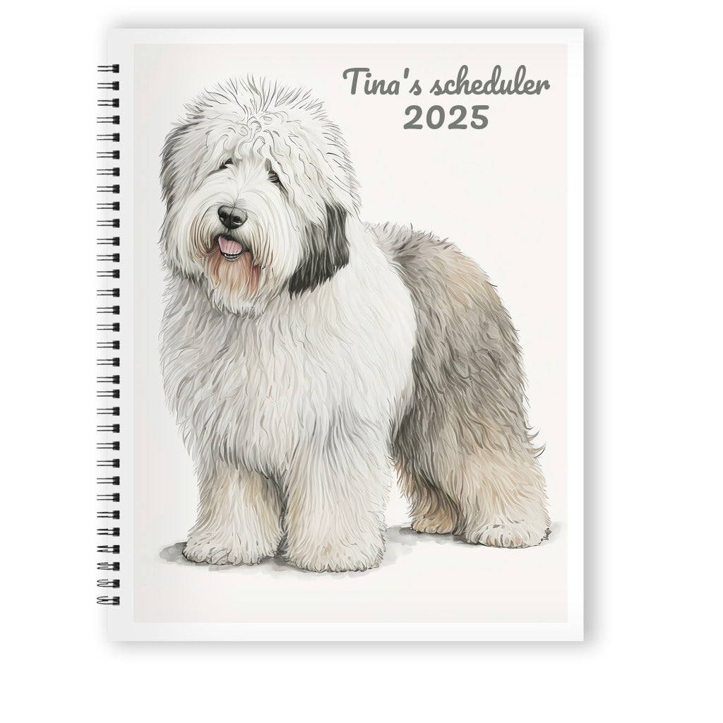 Old English Sheepdog Planner