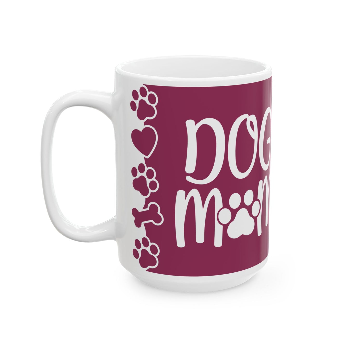 Dog Mom, Ceramic Mug, 11oz, 15oz