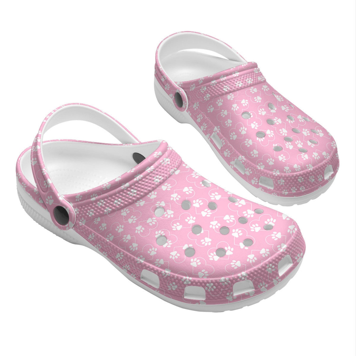 Paw Print Clogs
