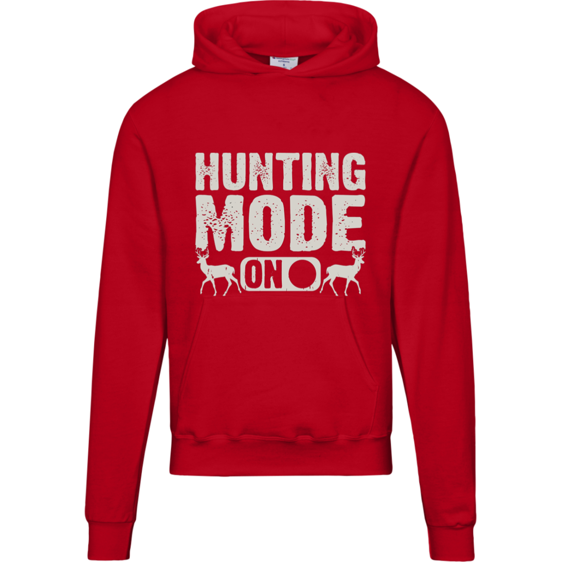 Hunter's Hoodie, Front and Back Hunting Graphic, Champion Hoodie