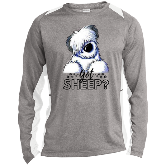 Men's Performance 2 Toned Got Sheep? Sport Tek Shirt, Old English Sheepdog