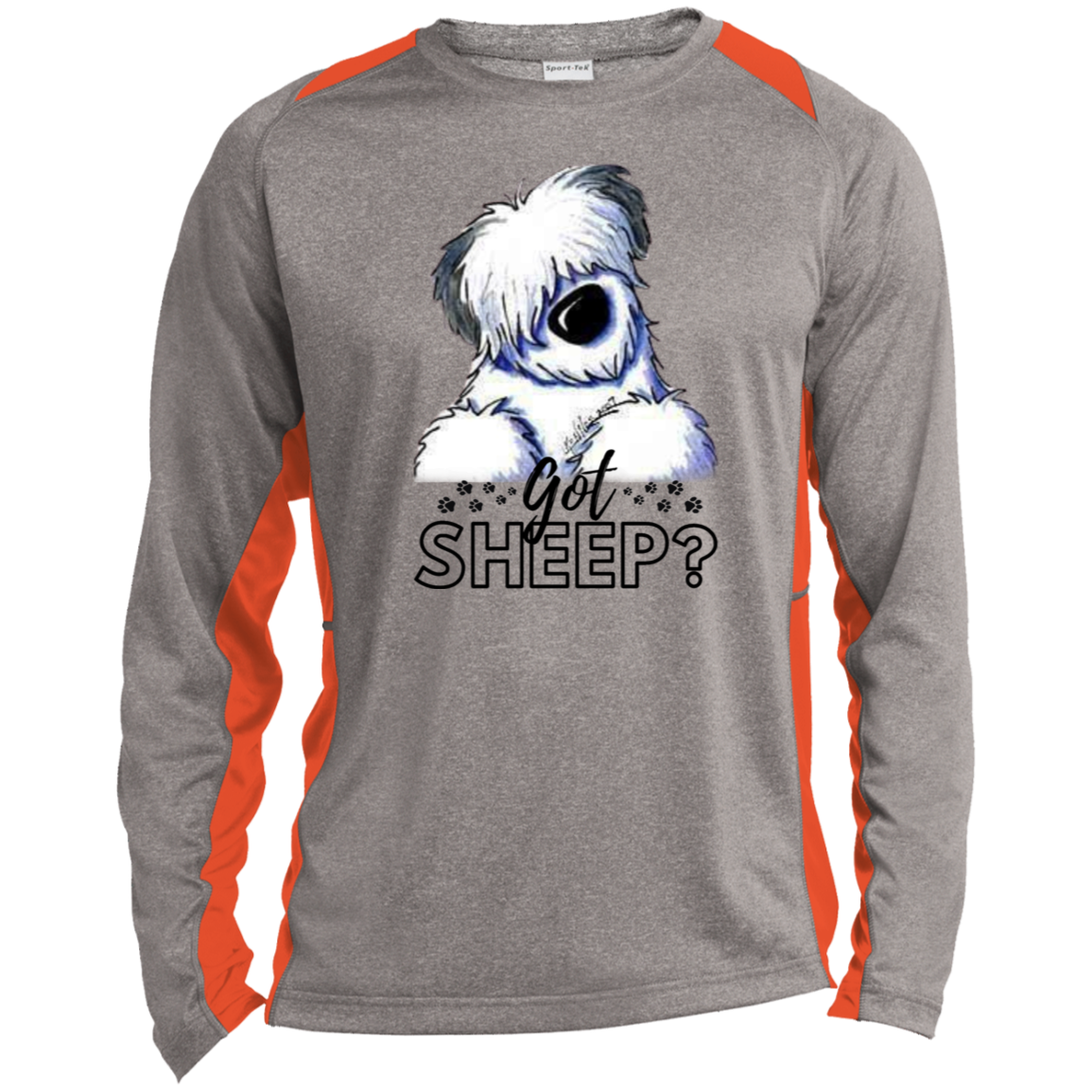 Men's Performance 2 Toned Got Sheep? Sport Tek Shirt, Old English Sheepdog