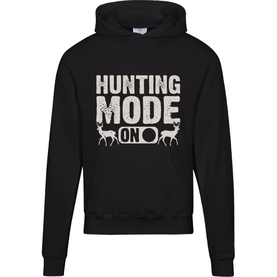 Hunter's Hoodie, Front and Back Hunting Graphic, Champion Hoodie