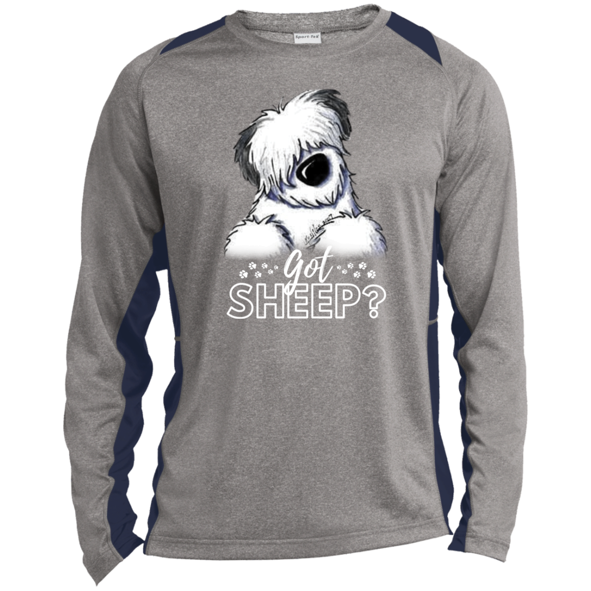 Men's Performance 2 Tone Got Sheep? Sport Tek, White Font