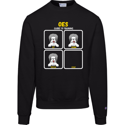 Old English Sheepdog Training Guide, Champion Crewneck Sweatshirt