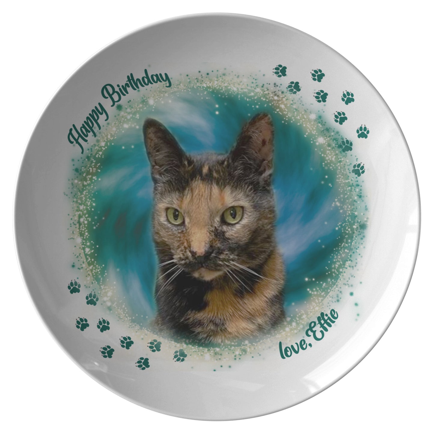 Plate, Personalized, Customized by Your Photo, Effie