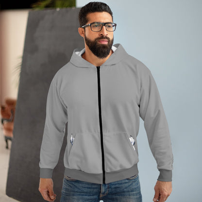 I Herd You, Old English Sheepdog Zipped Hoodie, with Peeping Sheepie Pockets, Heavy Hoodie