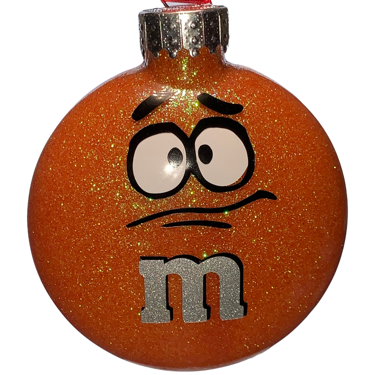 Handmade Glass Disk Ornaments, Characters of MM's, Personalized